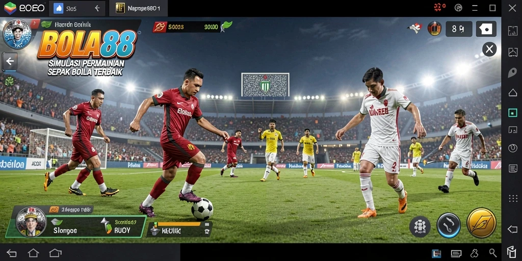 Tampilan menarik dari gameplay BOLA88 yang menegangkan.