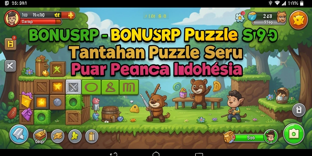 Tampilan gameplay seru dari BONUSRP yang menantang logika.