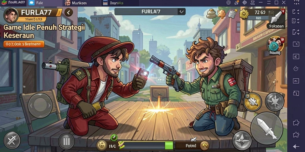 Tampilan gameplay FURLA77 yang seru dan memikat.