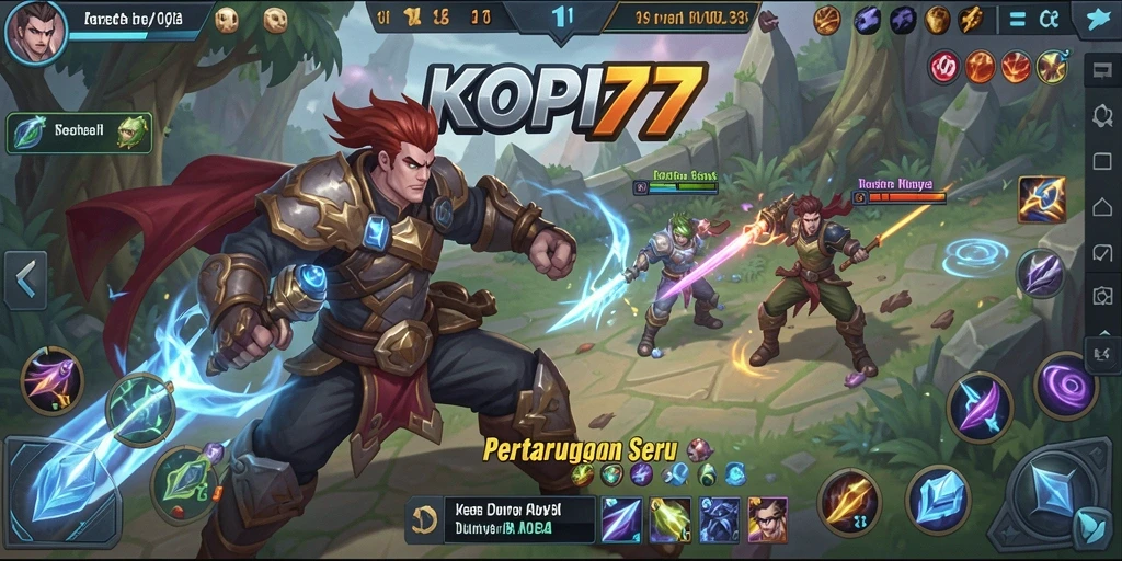 Gameplay seru dan strategi tim dalam KOPI77.