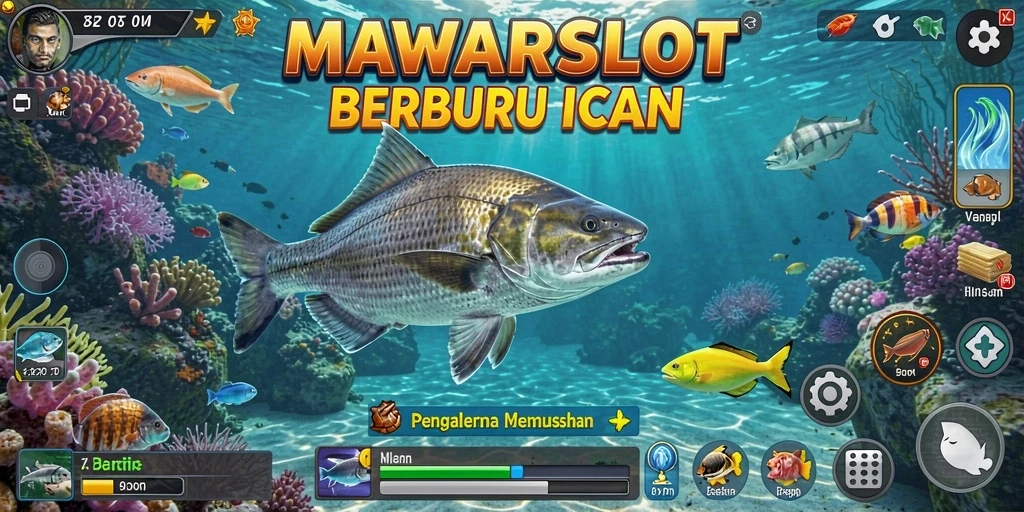 Tangkapan ikan yang menakjubkan dalam MAWARSLOT saat bermain.