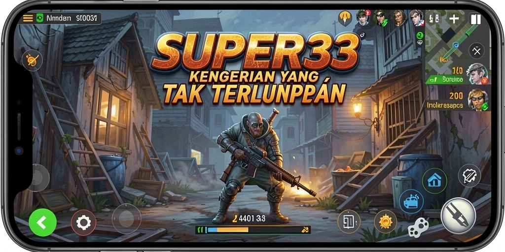 Screenshot gameplay yang menampilkan suasana Horror yang mencekam.
