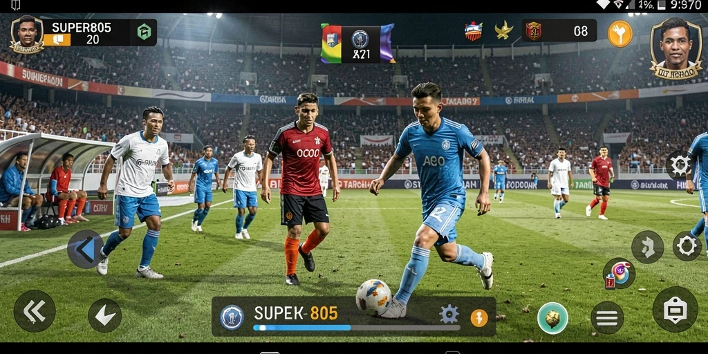 Tampilan gameplay <strong>SUPER805</strong> yang memukau dan menegangkan.